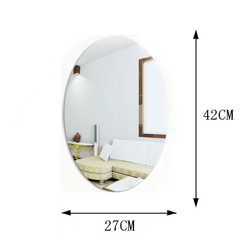 YHOME Mirror Stiker Dinding /Sticker Kaca Tempel /Kaca Tempel / Cermin Tempel / Model Cermin Deng...
