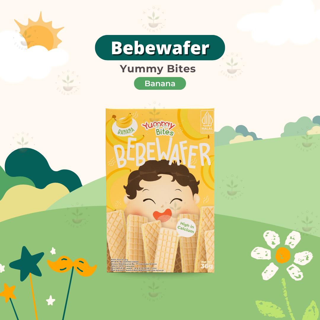 Yummy Bites Bebewafer 36 Gram - SNACK BAYI - CAMILAN WAFER ANAK