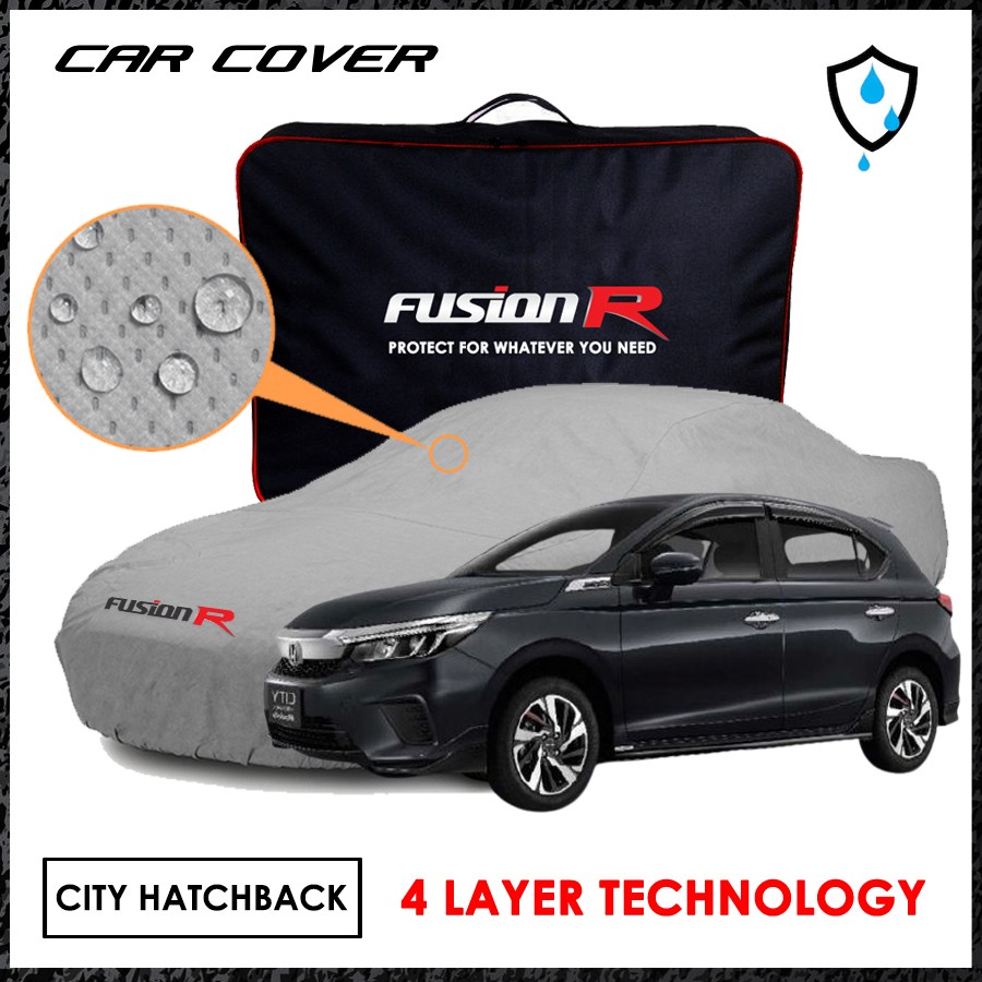 Cover Mobil CITY HATCHBACK 4 Layer / Body Cover CITY HATCHBACK 4 Lapis / Sarung Mobil Honda CITY HATCHBACK / Penutup Mobil CITY HATCHBACK Like Krisbow Prestige