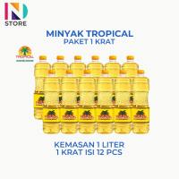 Tropical Minyak Goreng Botol Kemasan 1 Liter Paket 1 Krat Isi 12 PCS & 2 Liter 1 Krat isi 6 Pcs