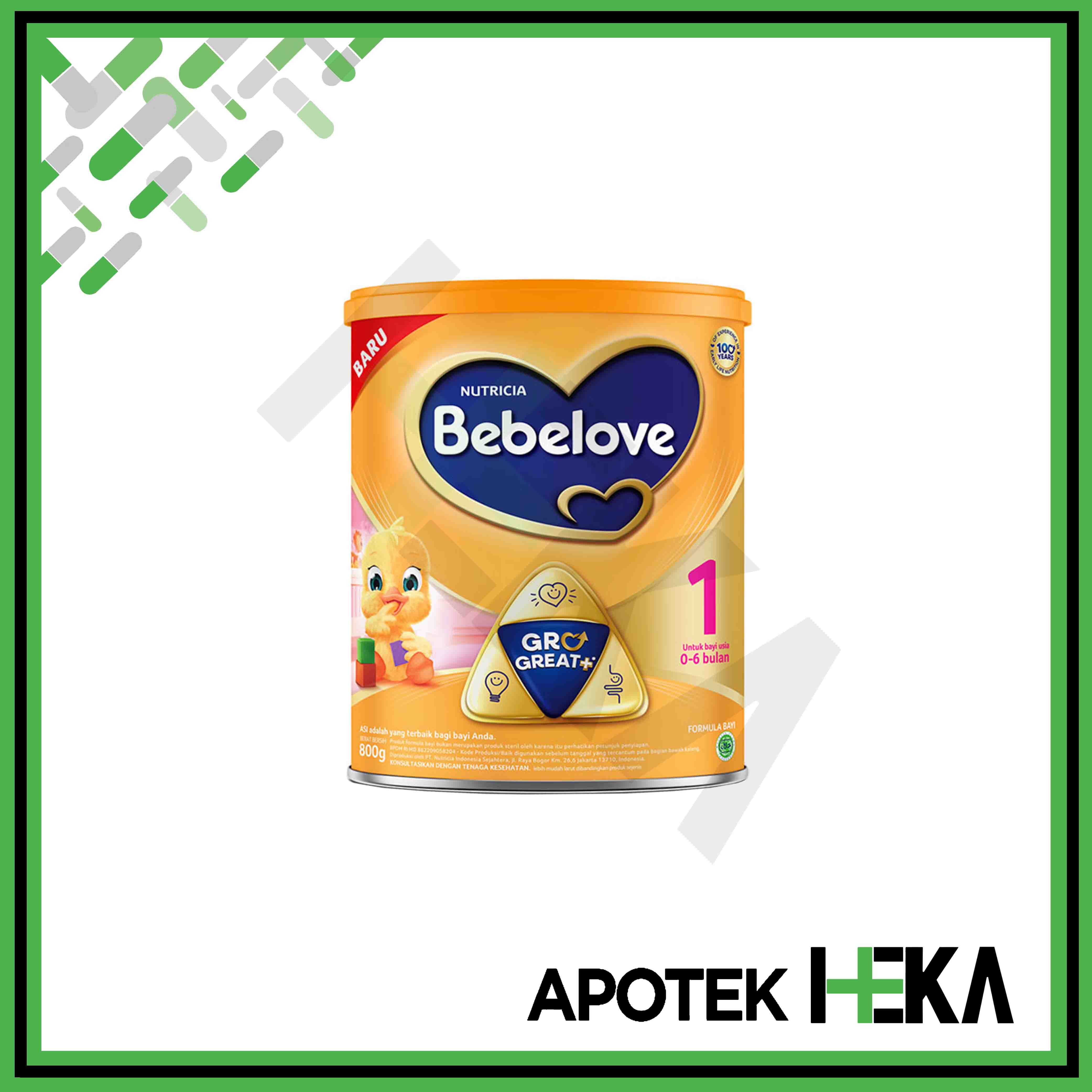 Susu Formula Bayi Bebelove 1 800 gr - Susu Formula Bayi 0-6 bulan