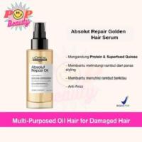Loreal serie expert absolut repair shampoo conditioner golden hair mask golden hair serum