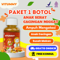 Vitummy Vitamin Anak Ori Madu Penambah Nafsu Makan Gemuk Badan Cepat Obat Cacingan Pada Anak2 Bayi