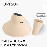 Topi Nagita Slavina Haji Topi Haji Wanita Pelindung Matahari BuatUmroh Hat/topi besar dan lebar wanita