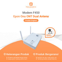 Modem ZTE F450 V2/V3 Epon Onu ONT Dual Antena | Modem Bekas Original Bonus Adaptor