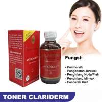 Toner Clariderm Astringet no 03 100%  / Toner pembersih wajah  fair oily skin 60ml