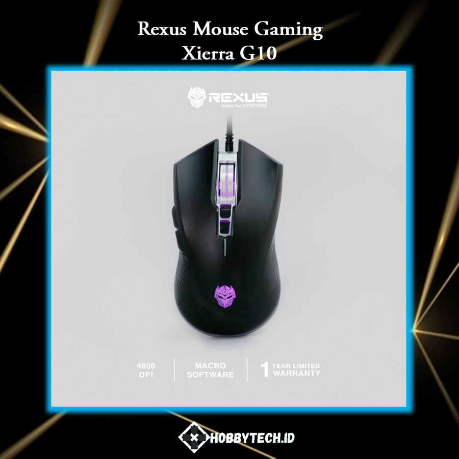 Rexus Mouse Gaming - Xierra G10