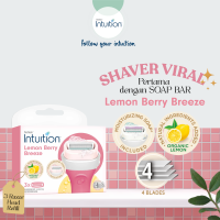 Schick Intuition Refill Lemon Berry Breeze - Isi Ulang Alat Cukur Shaver Wanita