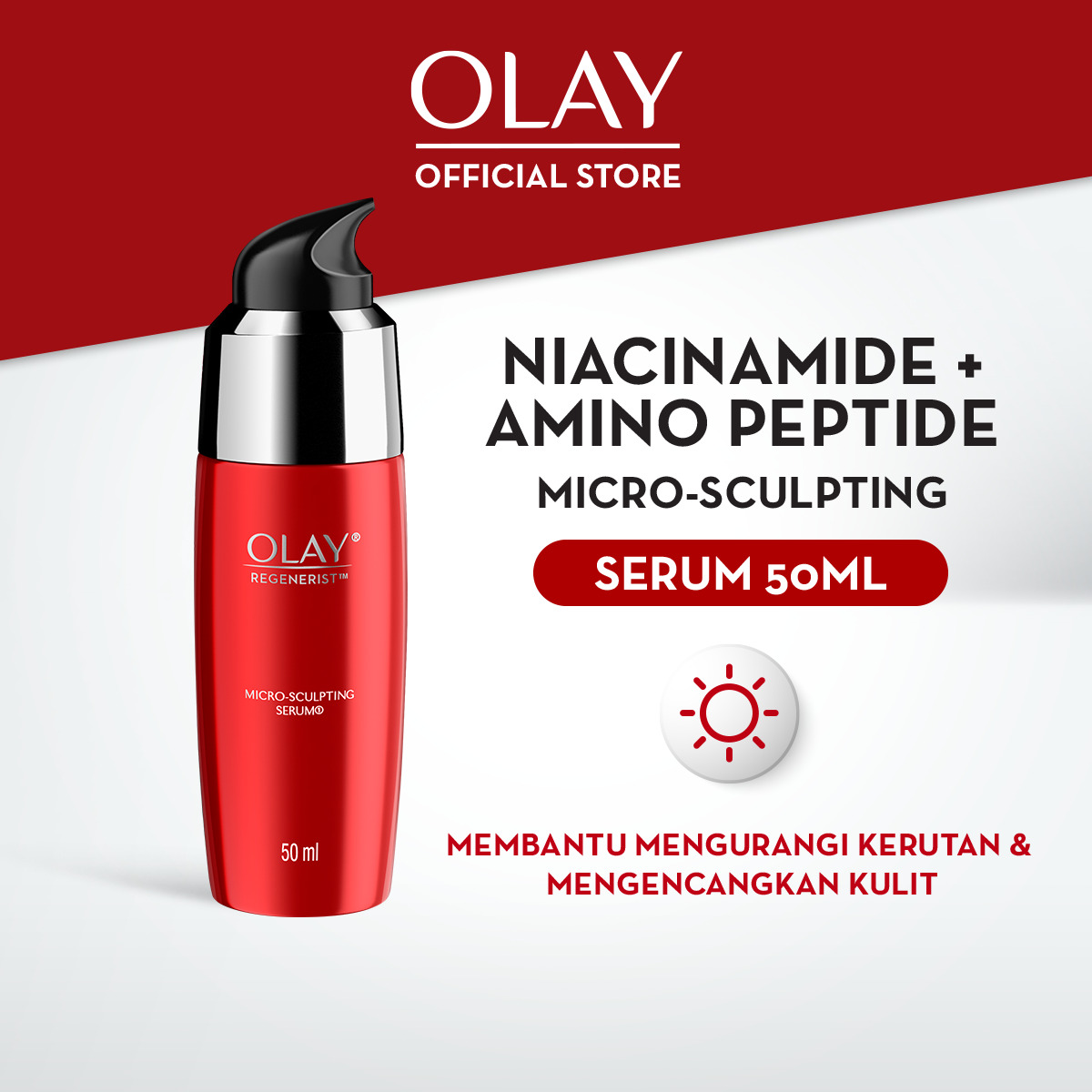 OLAY Regenerist Micro-Sculpting Antiaging Niacinamide Skincare Serum 50ml