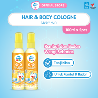 MY BABY Kids Hair & Body Cologne Lively Fun [100 ml / 2 pcs] - Exp: 04.2028