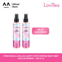 LOVILLEA Happy Hype Parfum Body Mist Chillin Sunday (DUA LEBIH BANYAK)