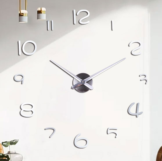 Jam Dinding Besar DIY Giant Wall Clock Model Simple 60 CM - DIY-201