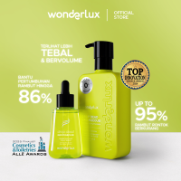 Wonderlux Perfect Combo! - Dropdead Growgeous! Shampoo + Serum Perawatan Rambut Tipis Rontok dan Susah Tumbuh