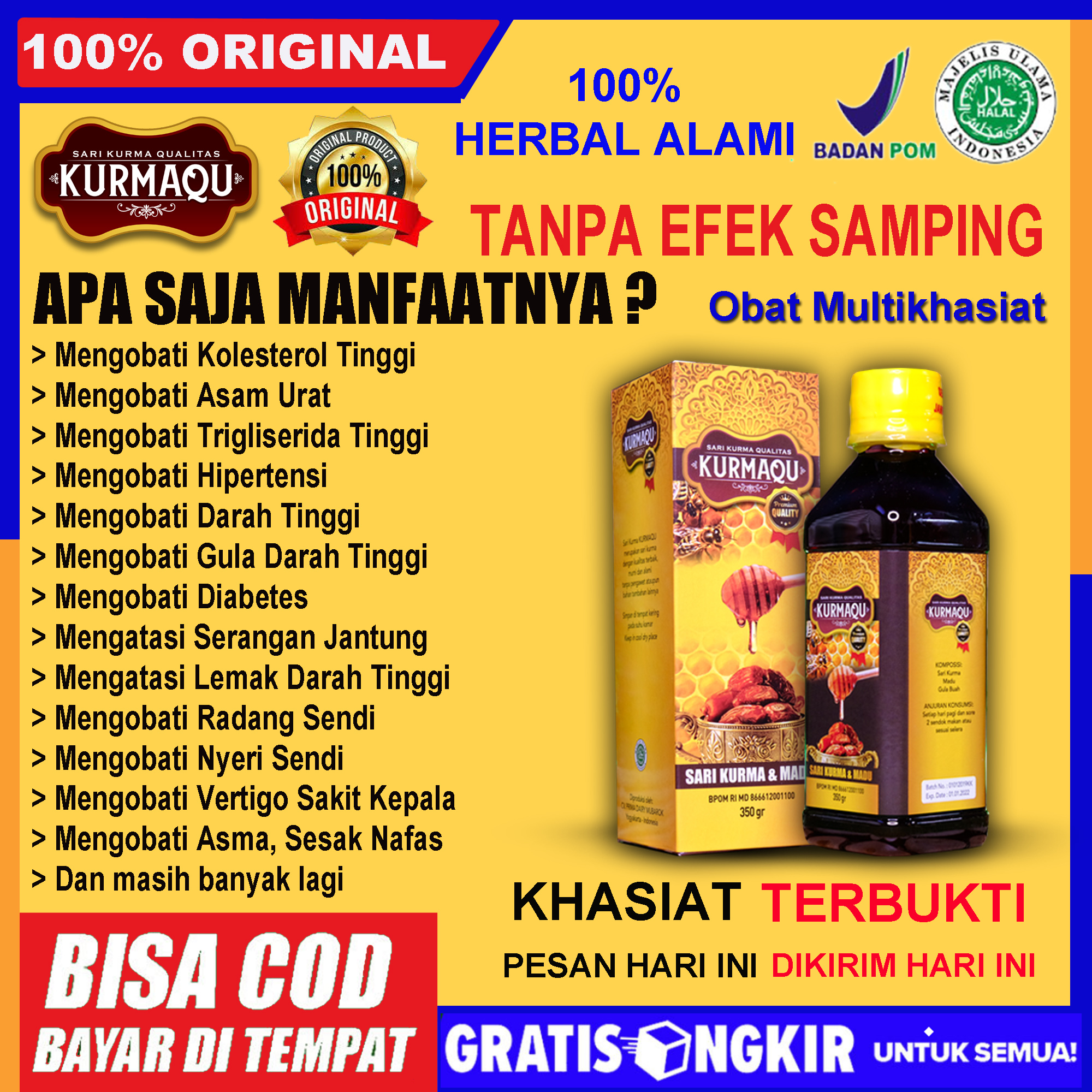 Obat Kolestrol Tinggi Asam Urat di Persendian Herbal Untuk Mengatasi Trigliserida Kolesterol Hipe...