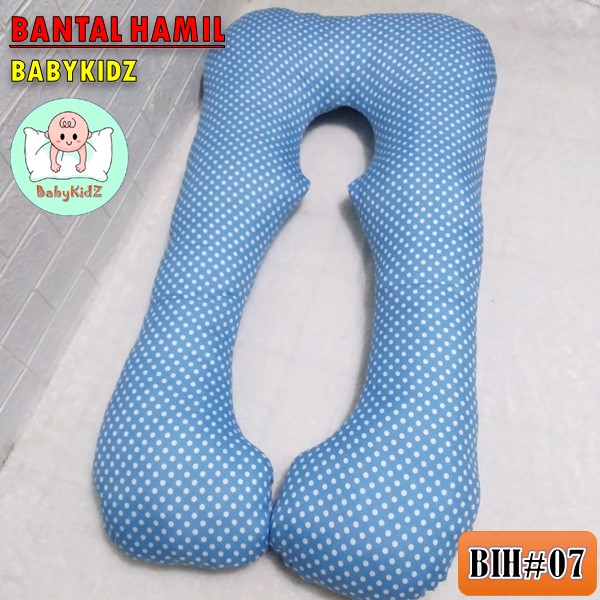 Bantal Hamil 120x70 cm / Bantal Ibu Hamil Isi 100% Silikon Hcs– Empuk Adem & Nyaman Tidu