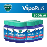 [Paket isi 6] VICKS Vaporub Obat Batuk 50gr