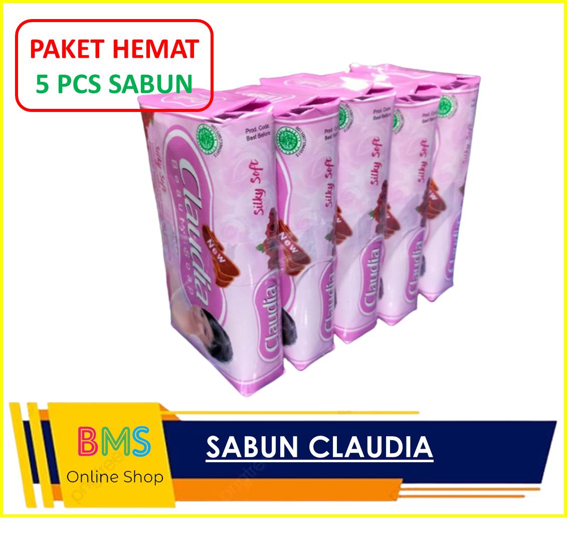Promo Paket Hemat 5 Sabun Claudia Bodywash Sabun Batang 60 gr Anti Bakteri