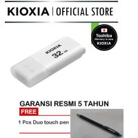 Kioxia Toshiba Flashdisk/Flash Drive 32GB USB 2.0 TransMemory U202 Original Plug & Play Made in Japan Garansi Resmi 5 Tahun by Toshiba + Stylus pen