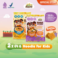 Alamii Noodle For Kids - Bundle isi 2 x 63g / Miso Soup - Chicken Dry Ramen / Mie MPASI Bayi Anak