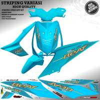 VARIASI 8 STRIPING HONDA BEAT KARBU STICKER MOTOR MOTIP VIETNAM
