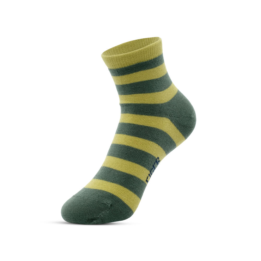 910010382 JR MOORLAND LOW CUT STRIPE SOCKS - GRE