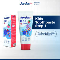 Jordan Oral Care Kids Toothpaste Step 1 - Pasta Gigi Anak