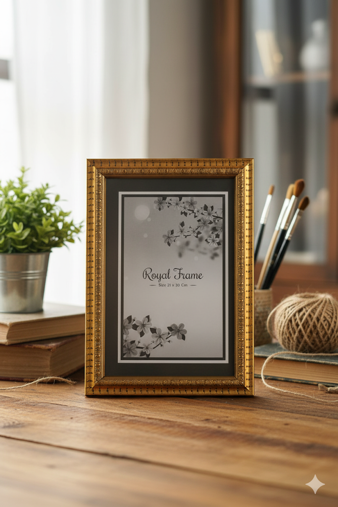 Bingkai Foto Figura 8RP A4 20x30 Cm Motif Ukir