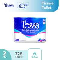 Tessa Toilet Tissue Rolls 2 ply isi 6x328 sheets