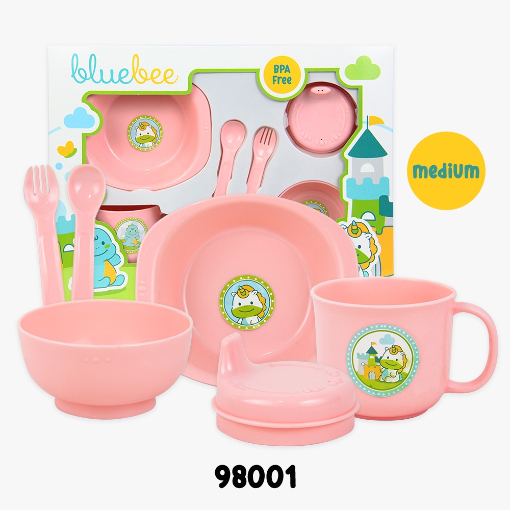 Bluebee Feeding Set Peralatan Makan Bayi / Tempat Makan Bayi medium