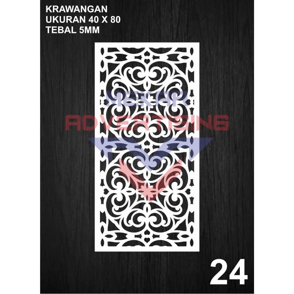 KRAWANGAN PVC BOARD / ORNAMEN PVC FOAM BOARD TEBAL 5MM