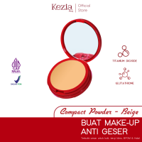 KEZIA Beauty Compact Powder 12gr - Bedak Padat Oil Control + UV Protection Tahan hingga 12 Jam