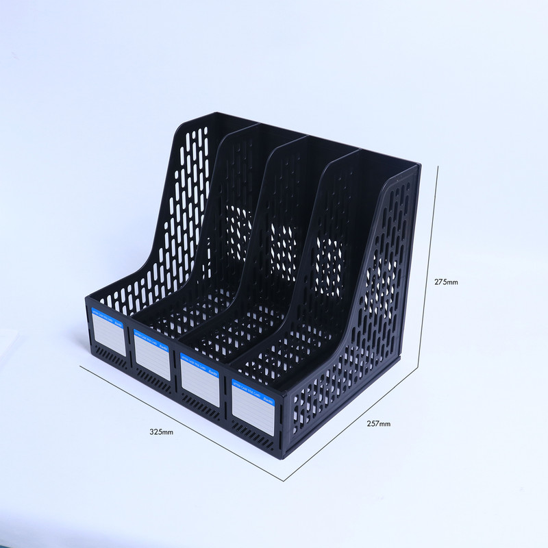 Bantex Magazine Holder / Rak Box File / File Tray / Tempat Dokumen Bahan PP | 4 Section BJ7644