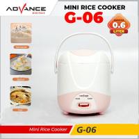Advance Rice Cooker Mini G-06 0.6 Liter/Mini Rice Cooker Elektrik 0.6L Anti Lengket Garansi Resmi 1 Tahun 200 Watt
