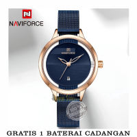 Jam Tangan Wanita Naviforce Rantai Pasir - Taham Air Bisa Untuk Berenang