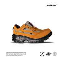 Zenifa - Sepatu Safety Ujung Besi Boots Forest Kerja Proyek Hiking Outdoor Premium
