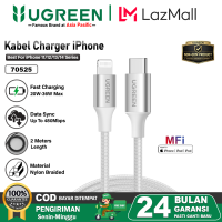 UGREEN Kabel Data iPhone For XR 11 12 13 14 Series PD Fast Charging Type C To Lighting MFI 20W-36W Max