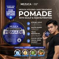 MEZUCA Vita Pro Pomade Water Based untuk Rambut Rapi Seharian dengan Pro Vitamin B5 Keratin Aloe Vera Extract