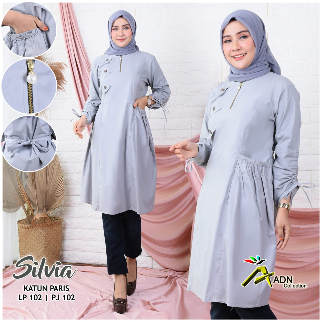 TUNIK SILVIA TUNIK MODIS tunik silvia tunik modis
