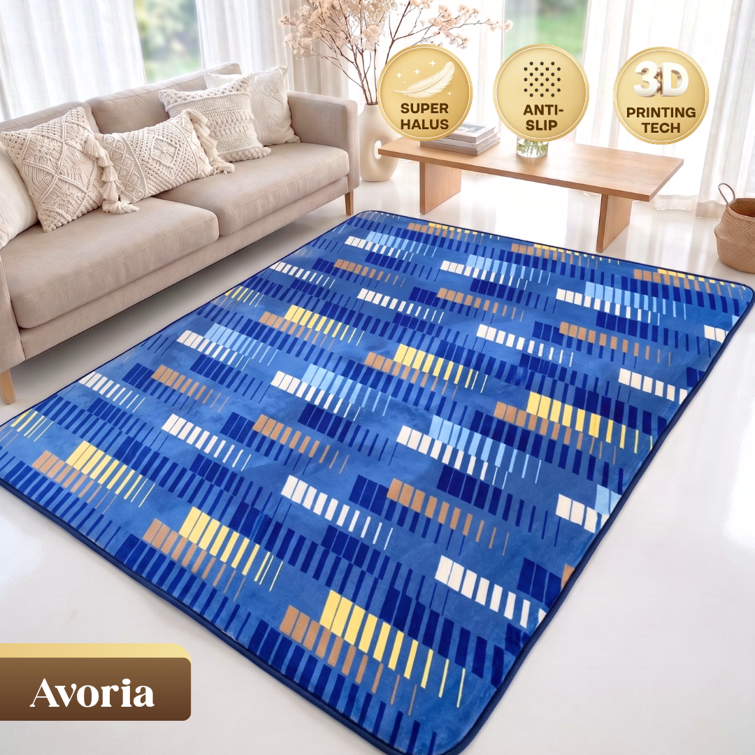 Karpet Busa Prime 210x190 cm Anti Slip Super Halus Tebal Empuk Karpet Ruang Tamu Kamar Tidur Premium