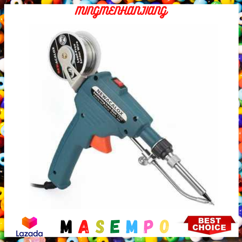 Solder/Solder Listrik/Solder Listrik Dengan Timah/Solder Tembak/MINGMENHANJIANG Solder Iron Automatic Tin Gun 60W - GT10/Solder Iron/Solder Listrik Dengan Stan Timah/Solder Iron Otomatis Solder Listrik Timah 60 Watt Solderan listrik murah Solder Iron Auto solder otomatis timah solder iron automatic tin gun 60w (alat reparasi elektronik / solder model / solder tembak otomatis / solder listrik otomatis / alat solder otomatis / solder otomatis 60w 60 watt / alat solder iron otomatis tembak )