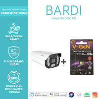 BARDI Bundling Smart IP Camera CCTV Outdoor PoE IP67 4MP + Micro SD