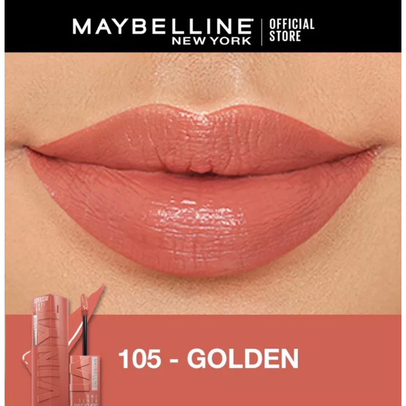 Maybelline New York Superstay Vinyl Ink Lipstick Tahan Lama Original