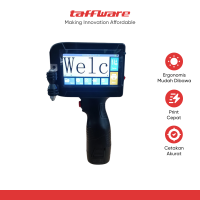 Taffware Mesin Printer Portable Handheld Intelligent Inkjet Printer - PIG800