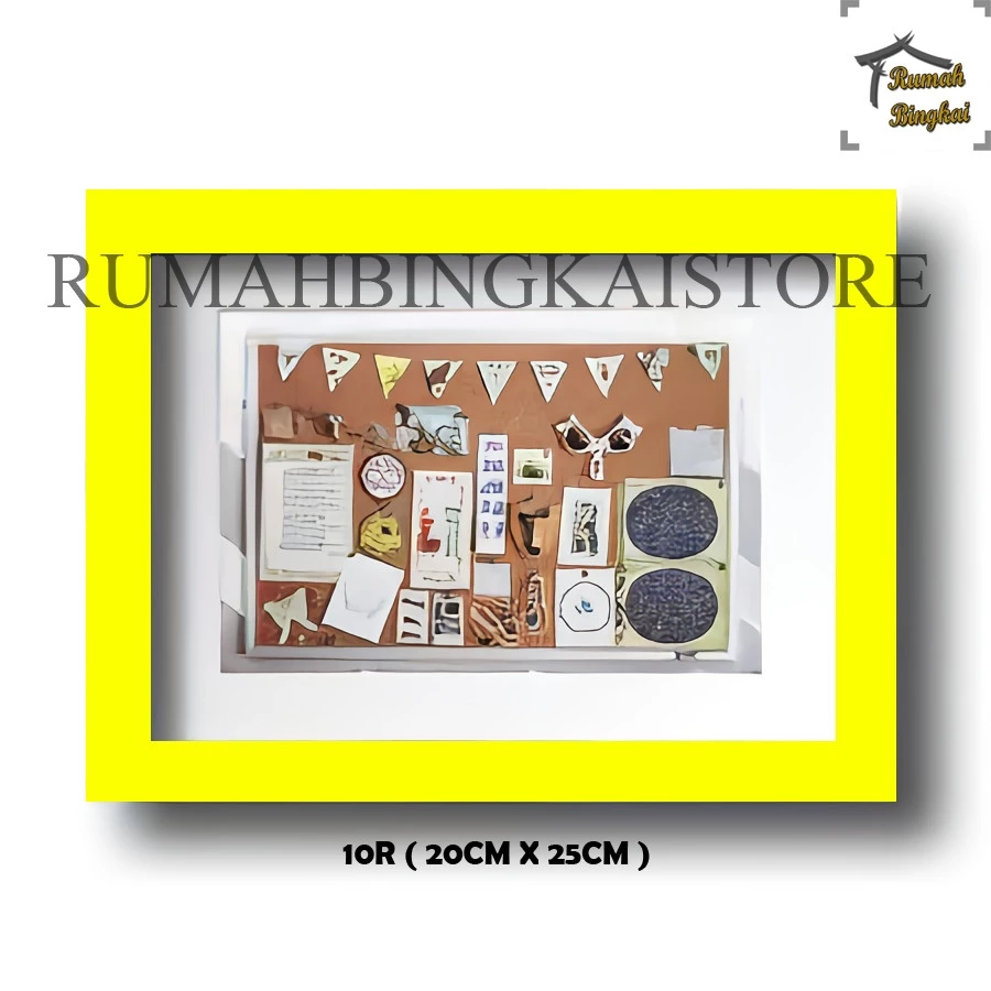 BINGKAI FOTO UKURAN 10 R + PLUS KACA