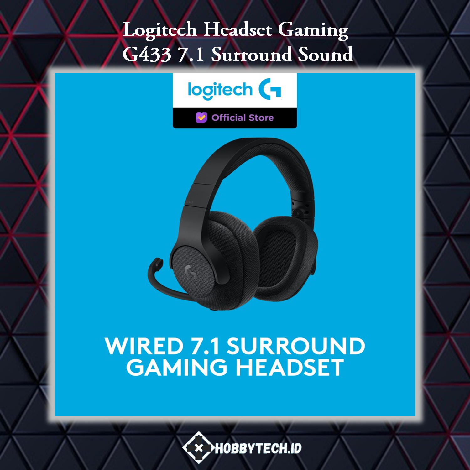 Logitech-G G433 7.1 Surround Gaming Headset