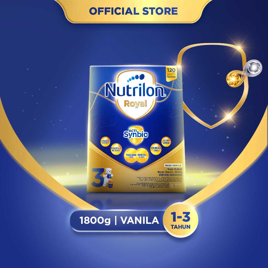 Nutrilon Royal 3 Vanila 1800gr - Susu untuk Usia 1-3 Tahun
