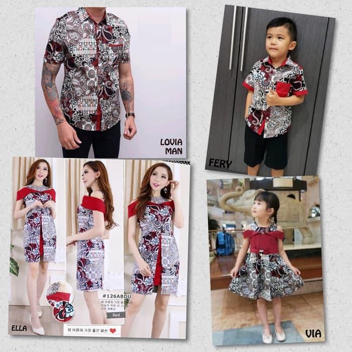 Detail Gambar TERBATAS !!! Ella Dress Standar - Dress Batik Wanita Terusan Wanita Terbaru