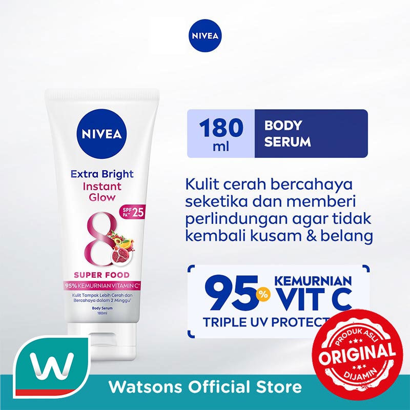 Nivea Body Serum Extra Bright Instant Glow SPF25 PA++ 180mL