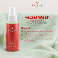 KEZIA Beauty NEW Facial Wash Acne 100ml - Sabun Cuci Muka Wajah Berjerawat