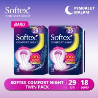[Paket isi 2] Softex Comfort Night 29cm isi 18 Pads